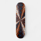 Glas in lood Window Kaleidoscoop 19 Skateboard (Voorkant)