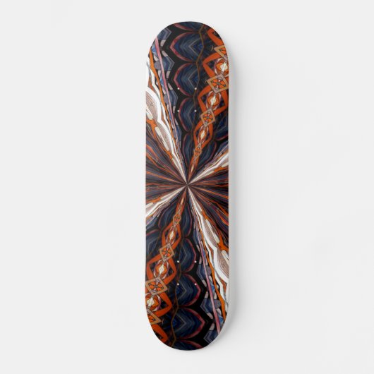 Glas in lood Window Kaleidoscoop 19 Skateboard (Voorkant)