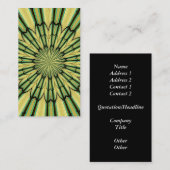 Glas in lood Window Kaleidoscoop 20 Visitekaartje (Voorkant / Achterkant)