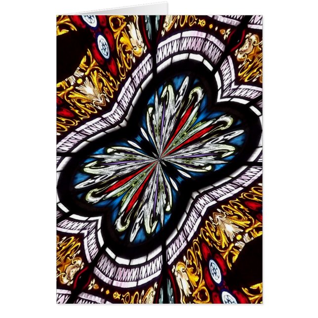 Glas in lood Window Kaleidoscoop 22 (Voorkant)