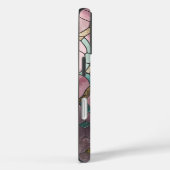 Glas in lood Window Rozen iPhone 16 Hoesje (Achterkant / Rechts)