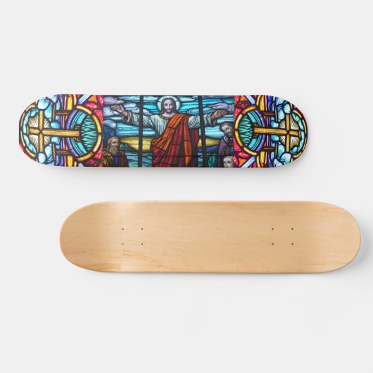 Glas in lood Window Skateboard (Horizontaal)