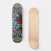 Glas in lood Window Skateboard (Voorkant)