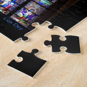 'Glas in lood Windows' Jigsaw Puzzel (Zijkant)