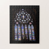 'Glas in lood Windows' Jigsaw Puzzel (Verticaal)