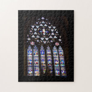 'Glas in lood Windows' Jigsaw Puzzel
