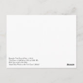 Glas in lood Windows Notre Dame Paris Cathedraal Briefkaart (Achterkant)