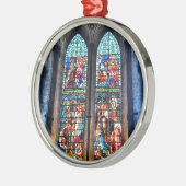 Glas in lood Windows, Salisbury Cathedral, VK Metalen Ornament (Links)