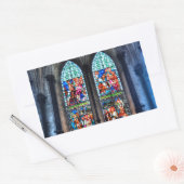 Glas in lood Windows, Salisbury Cathedral, VK Rechthoekige Sticker (Envelop)