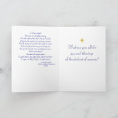 'Glas in lood Windows'-ziekteverzekeringskaart - R Feestdagen Kaart (Binnen)