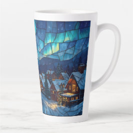 Glas-in-lood Winterdorp Latte Mok