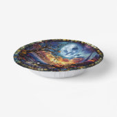 Glas in lood Witch's Cauldron Papieren Kommen (Gebogen)