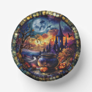 Glas in lood Witch's Cauldron Papieren Kommen