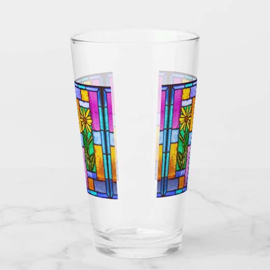 Glas in lood Yellow Daisy (Links)