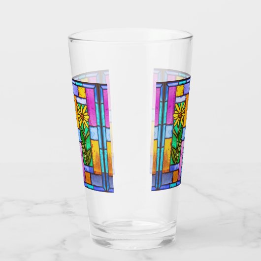 Glas in lood Yellow Daisy (Rechts)