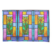 Glas in lood Yellow Daisy Kussensloop (Voorkant)