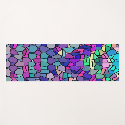 Glas in lood.... yogamat (Voorkant (horizontaal))