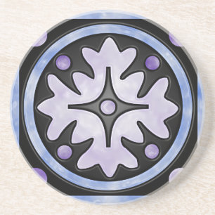 Glas in lood zandsteen onderzetter