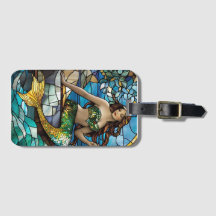 Glas in lood zeemeermin