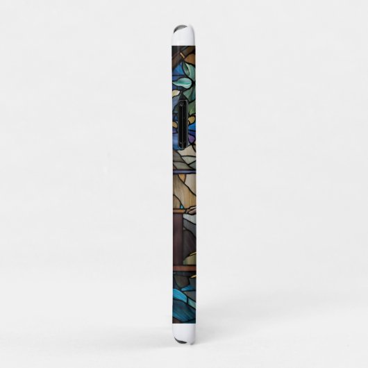 Glas in lood zeemeermin Case-Mate iPhone case (Achterkant/rechts)