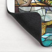 Glas in lood zeemeermin muismat (Hoek)