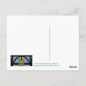 Glas in lood Zeemeermin reeks - Briefkaart (Achterkant)