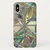 Glas in lood ziet er kleurrijk abstract uit Case-Mate iPhone case (Achterkant)