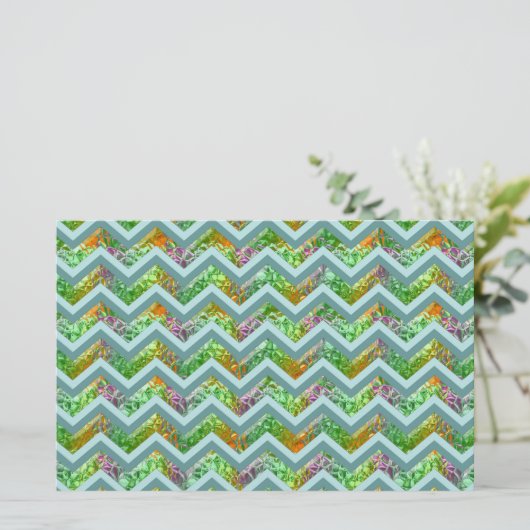 Glas in lood ZigZag Briefpapier (Staand voorkant)