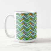Glas in lood ZigZag Koffiemok (Links)
