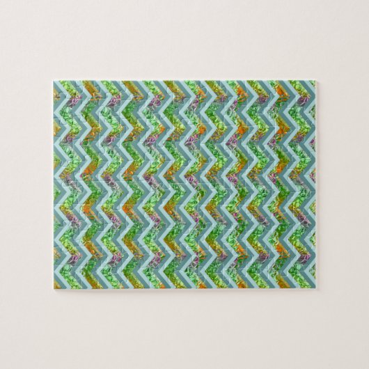 Glas in lood ZigZag Legpuzzel (Horizontaal)