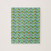 Glas in lood ZigZag Legpuzzel (Verticaal)