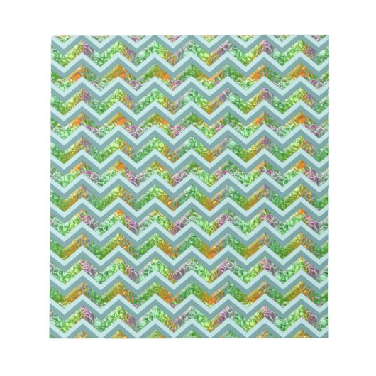 Glas in lood ZigZag Notitieblok (Voorkant)