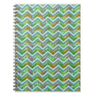 Glas in lood ZigZag Notitieboek