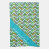 Glas in lood ZigZag Theedoek (Verticaal)