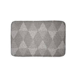 Glas-in-lood Zilver Diamant Patroon Badmat
