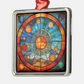 Glas in lood Zonnestelsel Ornament (Links)