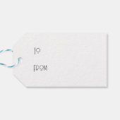 Glas in lood zwarte kat Sterrennacht Cadeaulabel (Achterkant Horizontaal)