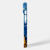 Glas in lood zwarte kat Sterrennacht Case-Mate iPhone Case (Achterkant / Links)