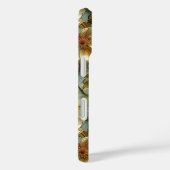 Glas-in-loodbloemen beige Case-Mate iPhone case (Achterkant / Rechts)