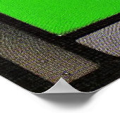 Glas-in-loodcompositie-Vrouw, beroemd kunstwerk Poster (Hoek)