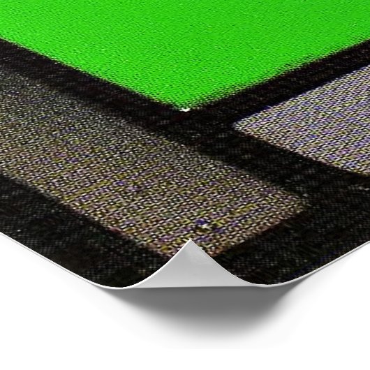 Glas-in-loodcompositie-Vrouw, beroemd kunstwerk Poster (Hoek)