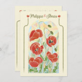 Glas-in-loodklaprozen Kaart (Voorkant / Achterkant)