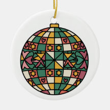 Glas-in-loodkunst, Disco Bal Glas-in-lood Stijl