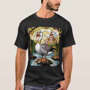 Glas-in-loodkunst, Dwaze Gans Glas-in-lood T-shirt