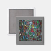 Glas-in-loodmagneet Magneet (Voorkant / Achterkant)