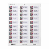 Glas-in-loodontwerp Etiket (Full Sheet)