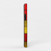 Glas-in-loodontwerp met kat Case-Mate iPhone case (Achterkant/rechts)