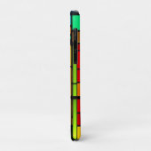 Glas-in-loodontwerp met kat Case-Mate iPhone case (Achterkant/links)