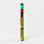 Glas-in-loodontwerp met kat Case-Mate iPhone case (Achterkant/rechts)