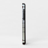 Glas-in-loodontwerp met kat Case-Mate iPhone case (Achterkant/links)